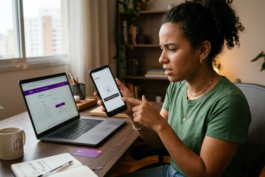 Baixar PDF da Fatura Nubank